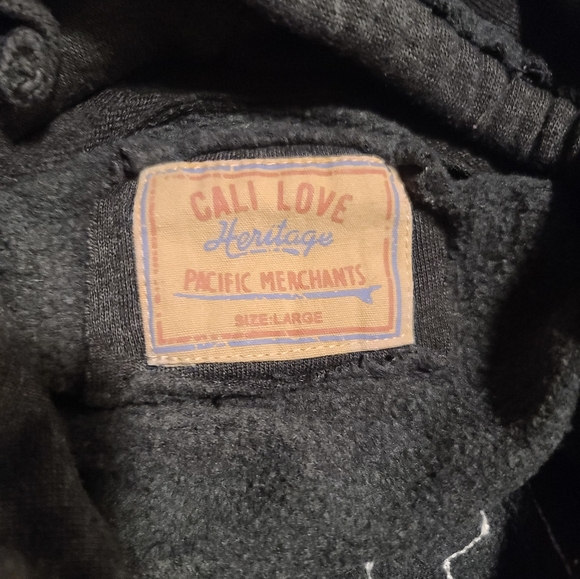 California Love Heritage Pacific Merchants Women's Hoodie Size Large - Picture 4 of 5